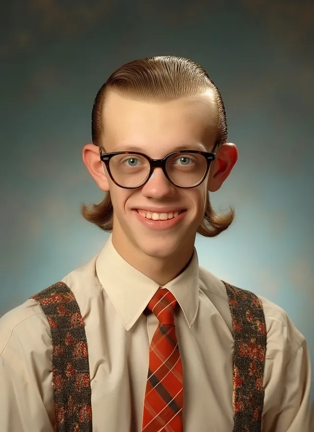 Retro Nerd Yearbook