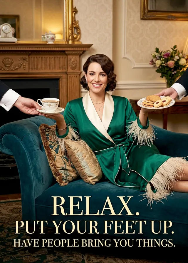 Relax, Put Your Feet Up