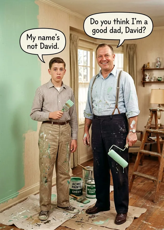 Awkward DIY Dad Moment