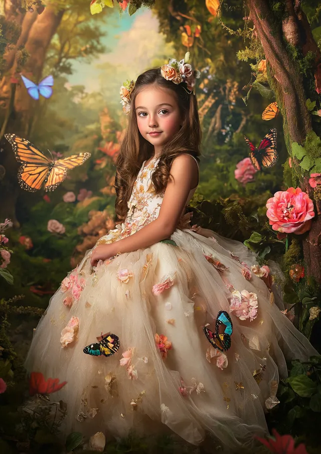 Fairytale Butterfly Ballgown