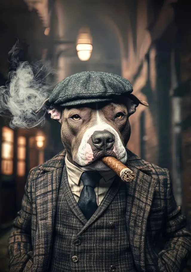 Cigar Smoking Pet Boss