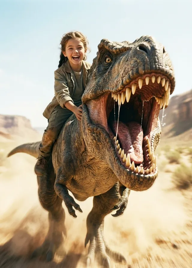Dino rider rush