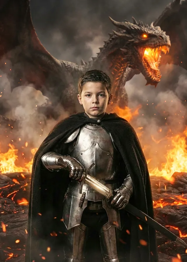 Dragon Slayer Boy Birthday