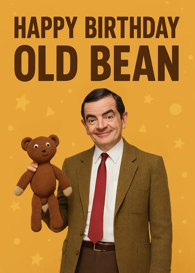Old Bean Birthday Face Swap
