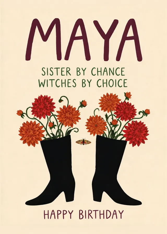 Witches By Choice Birthday Blooms