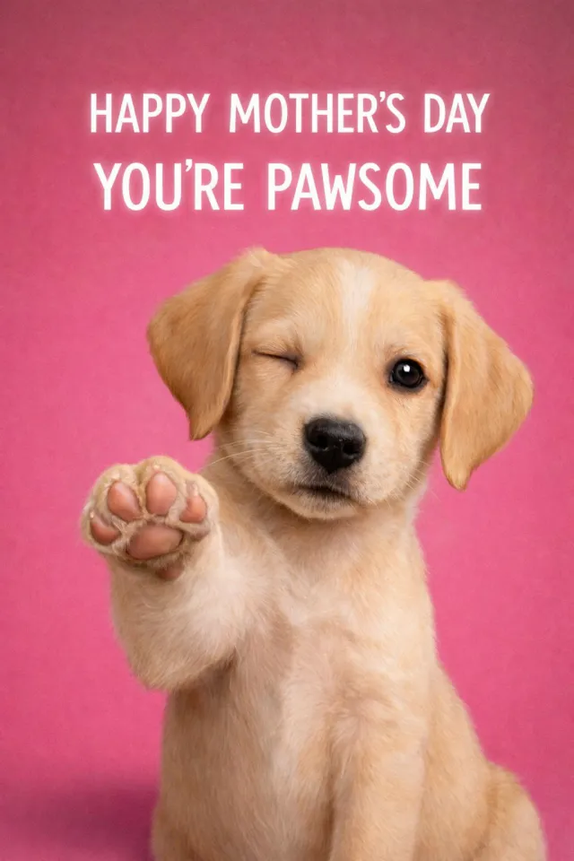 Pawsome mothers day