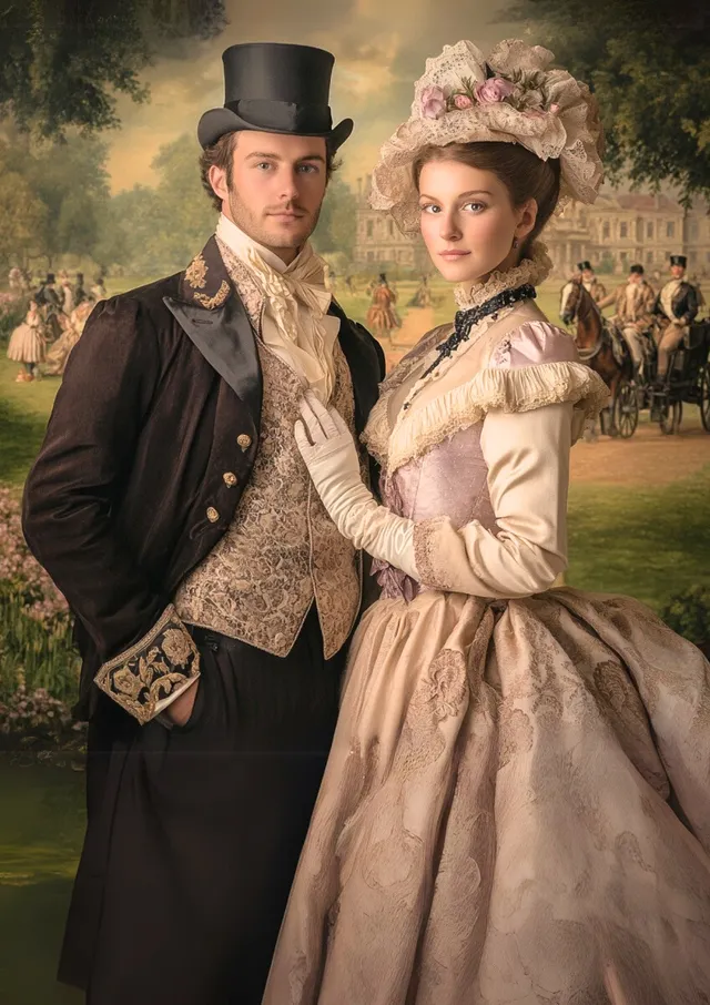 Victorian couple