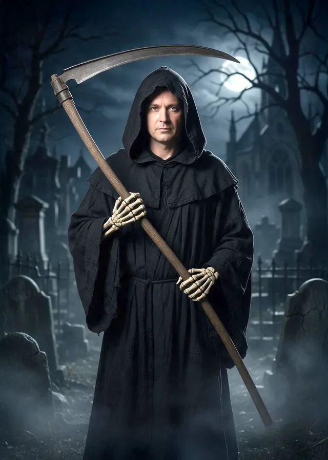 Grim Reaper Graveyard Encounter