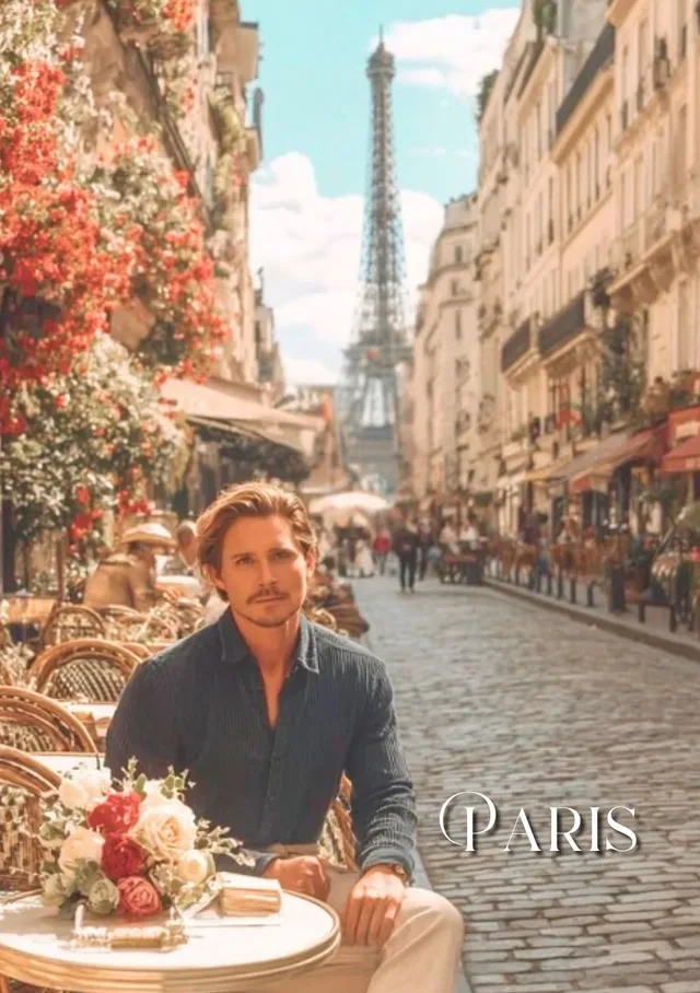 Paris Cafe Leading Man