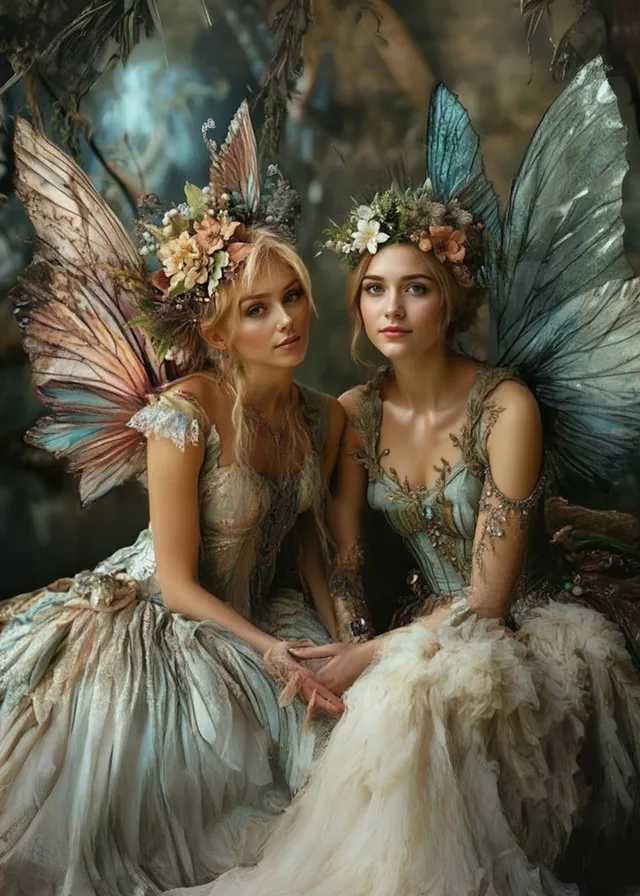 Enchanted Woodland Fairy Duo