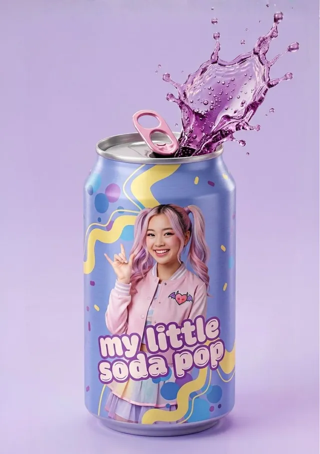 Pastel Soda Pop Star