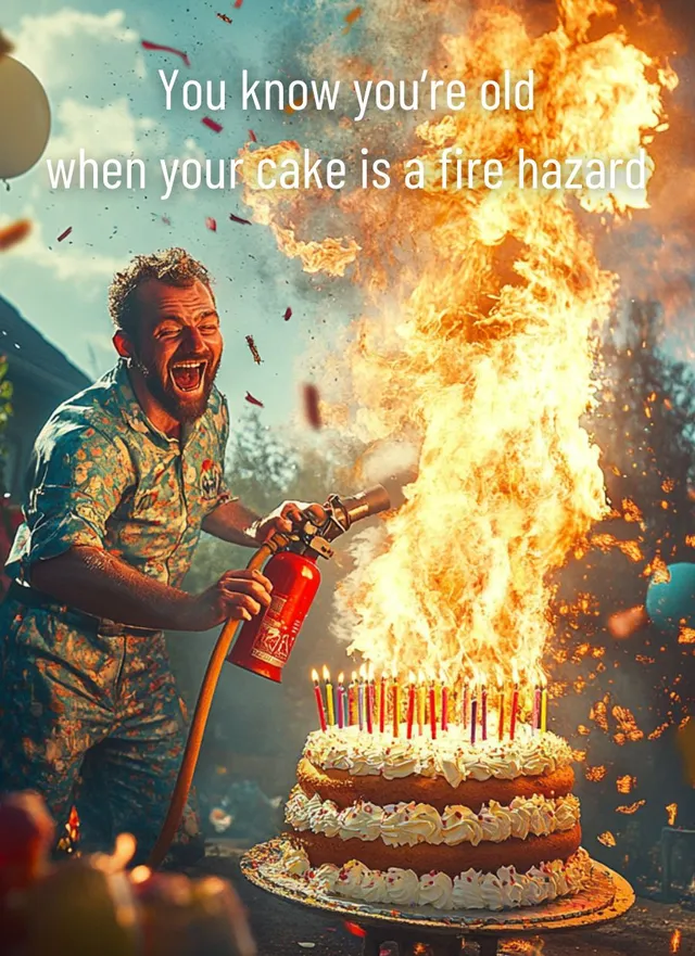 Fire Hazard Birthday Face Swap