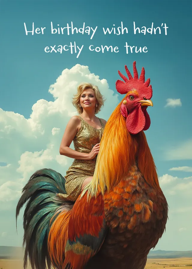 Giant Rooster Birthday Ride