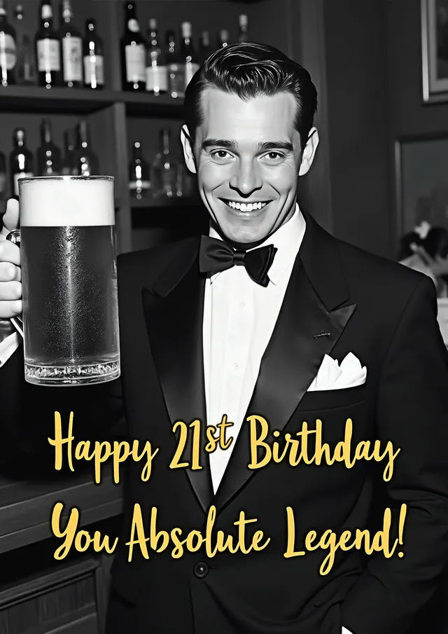21st Birthday Absolute Legend