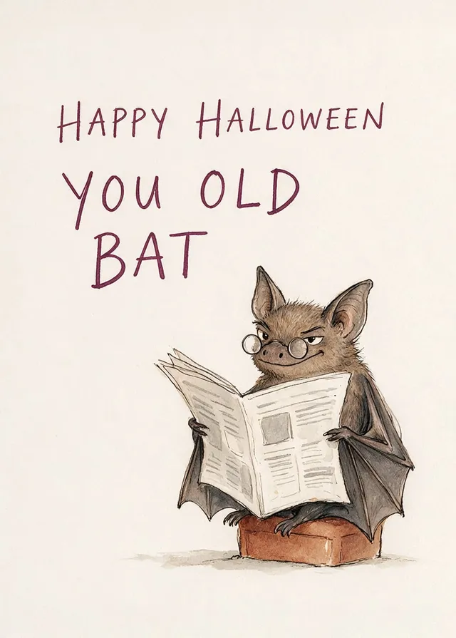 Happy Halloween You Old Bat