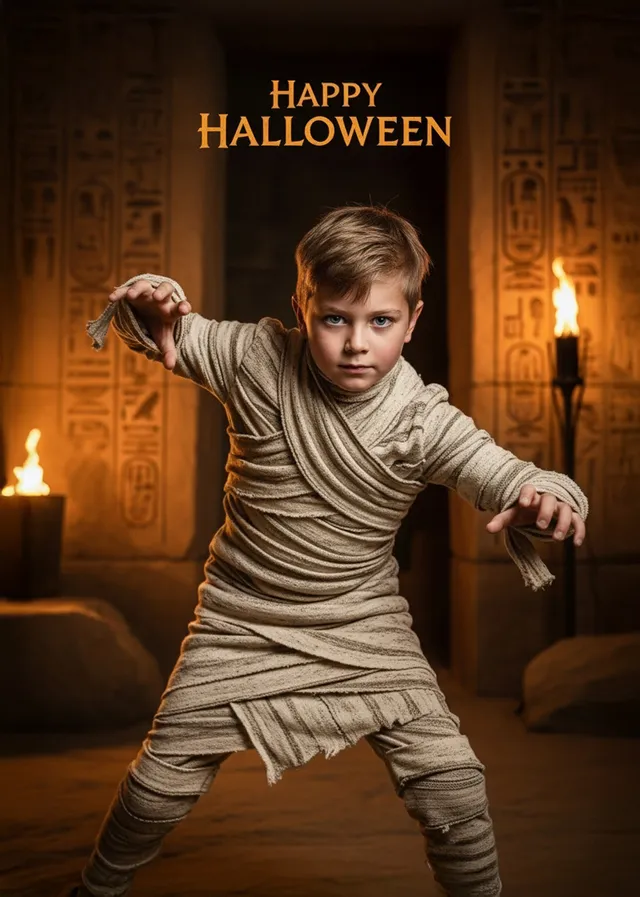 Halloween Mummy Face Swap