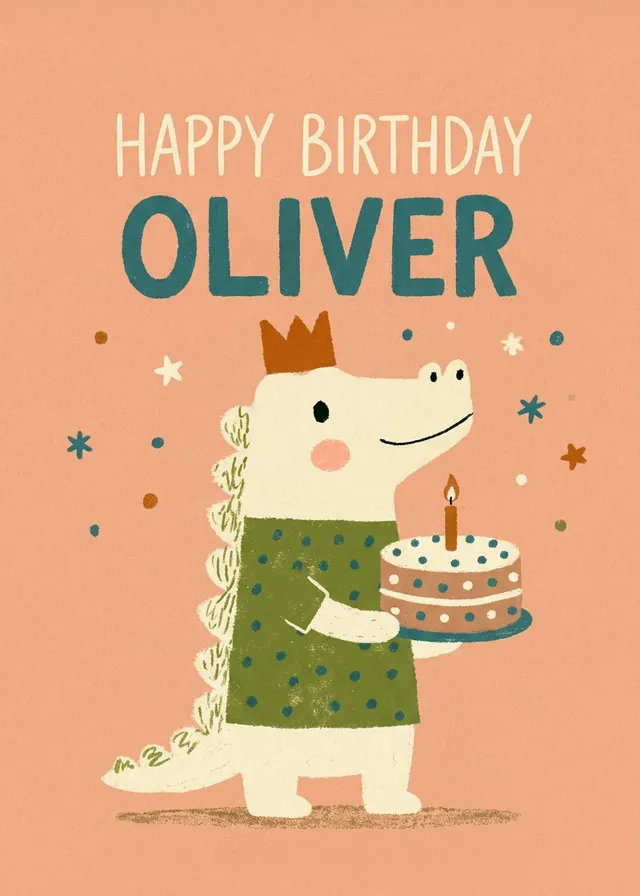 Birthday Crocodile King