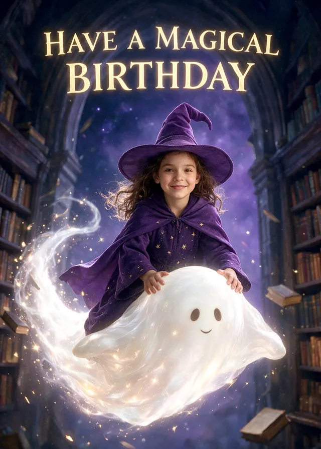 Enchanted Ghost Flight Birthday