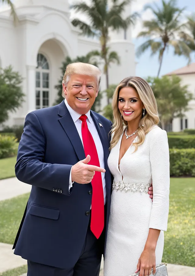 Trump Mar a Lago Selfie Birthday