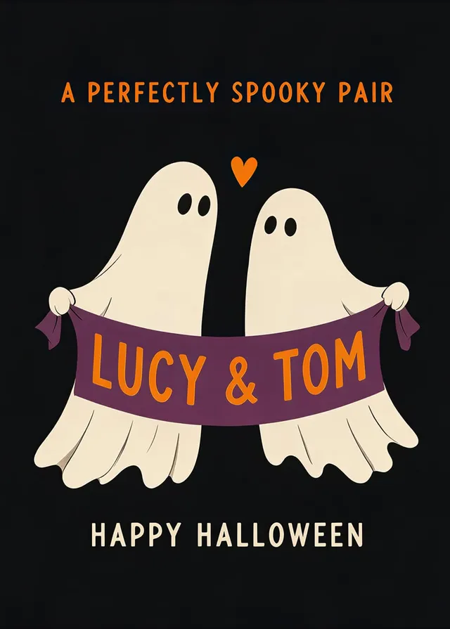 Perfectly Spooky Halloween Pair