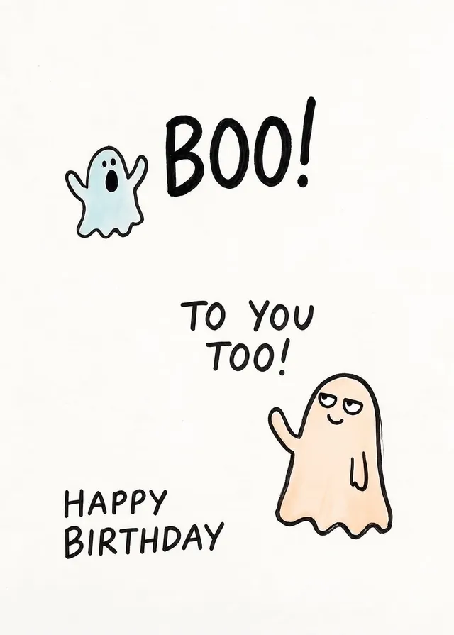 Boo To You Too Birthday