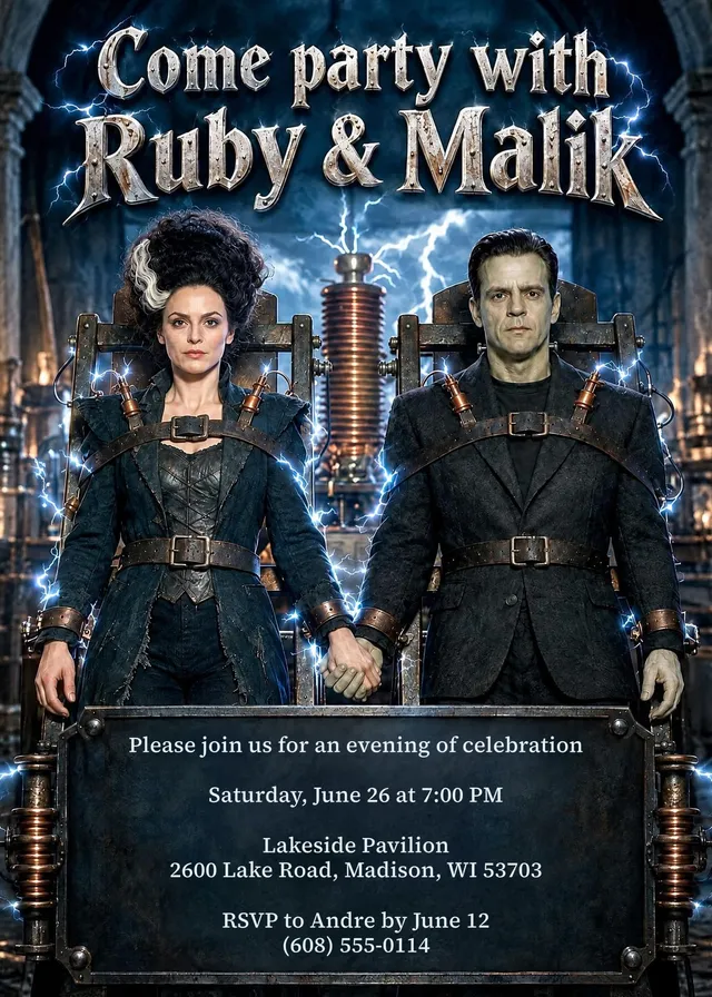 We've Still Got That Spark invitation