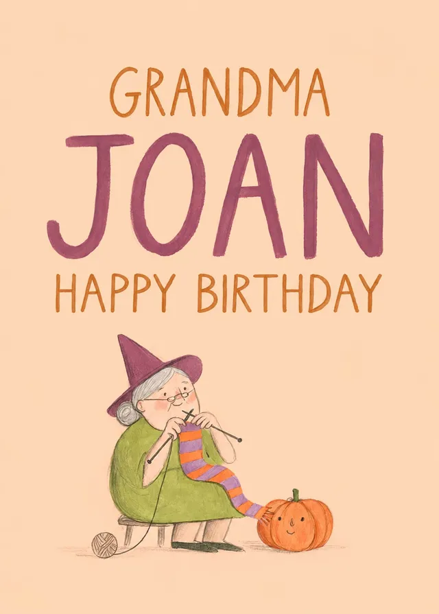 Grandma's Knitted Birthday Magic