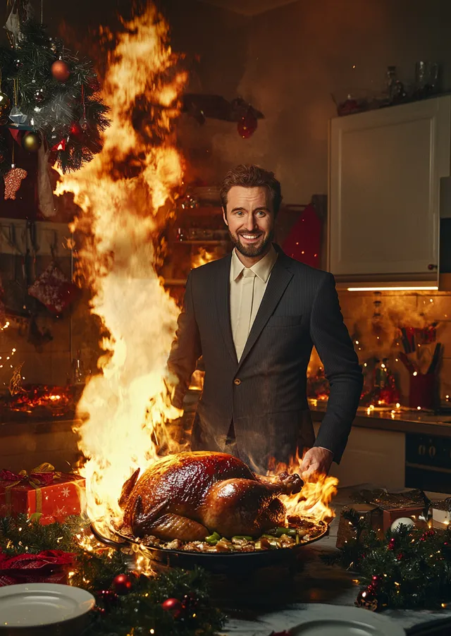 Christmas Turkey Disaster Face Swap