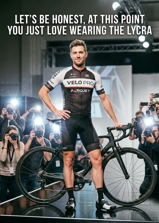 Lycra pride rider