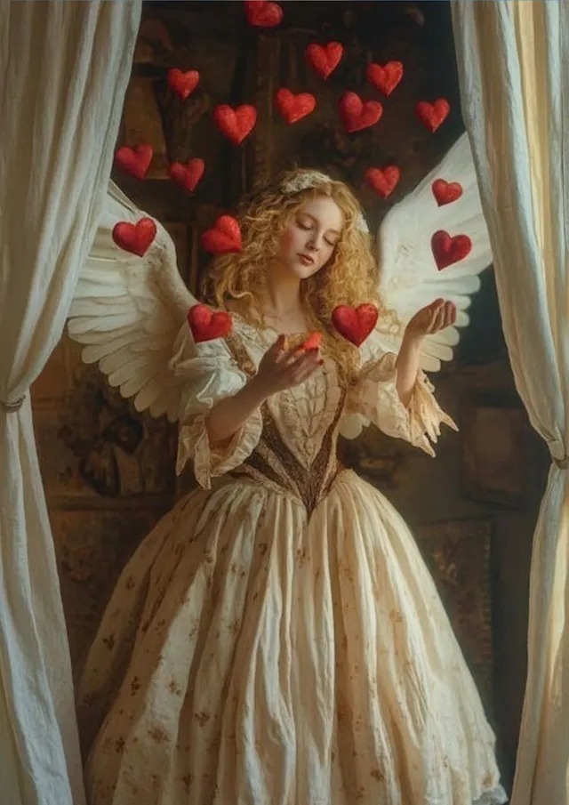 Winged Angel Of Hearts