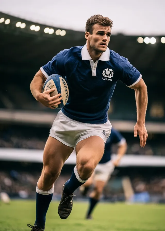 Scottish Rugby Player