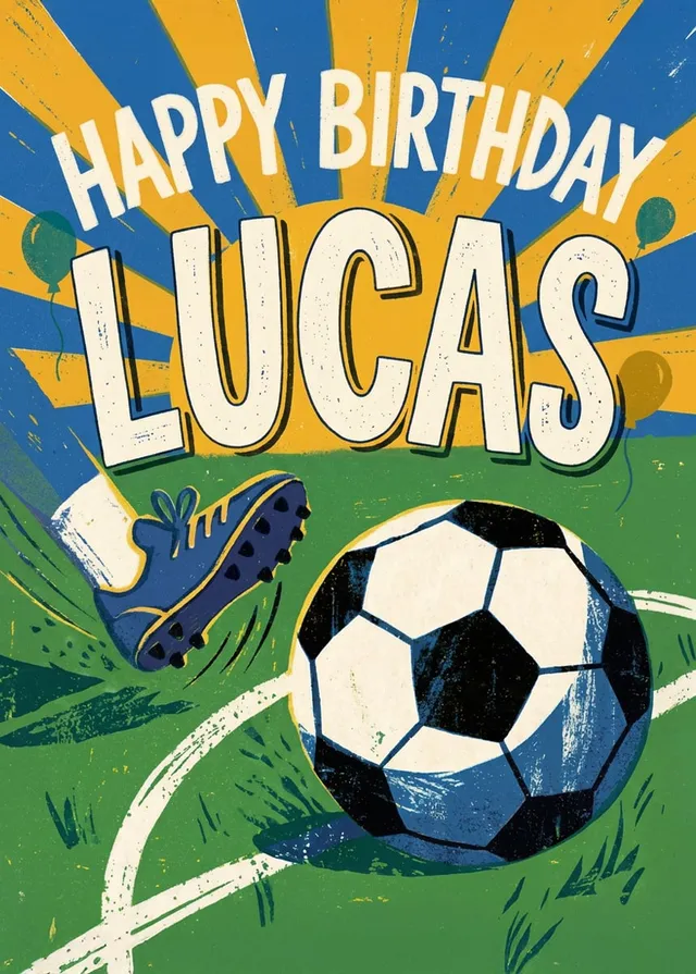 Personalised Football Birthday