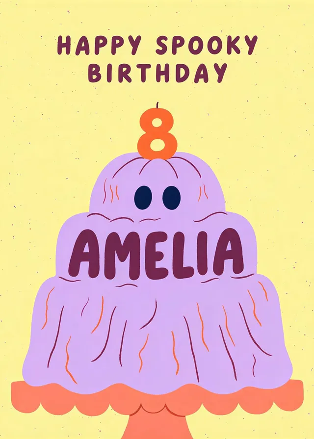 Spooky Ghost Cake Birthday
