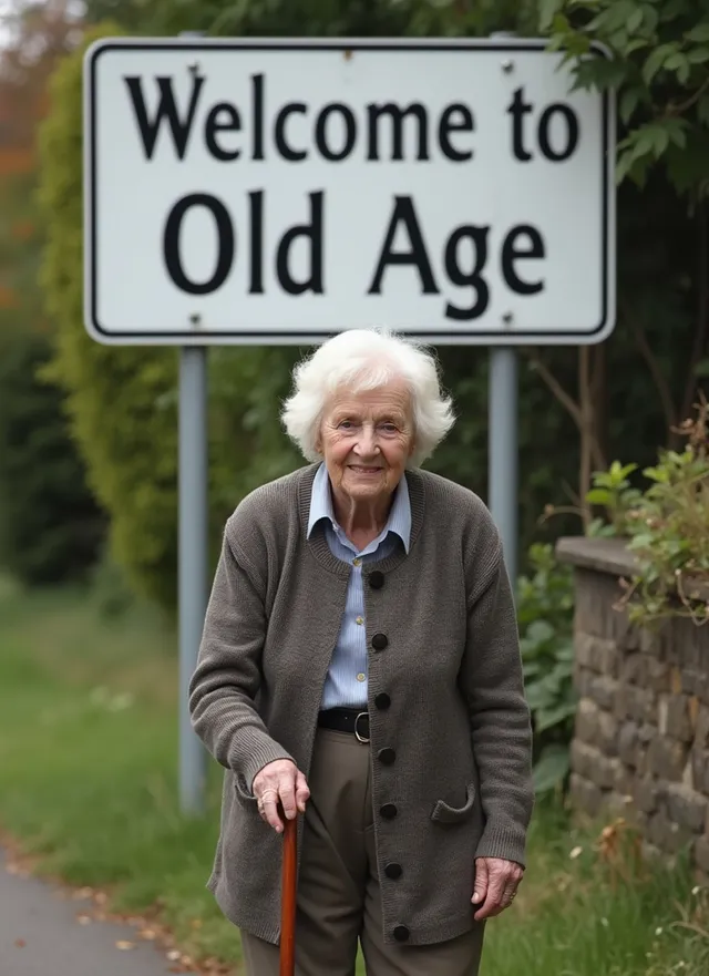 Welcome To Old Age Woman Birthday