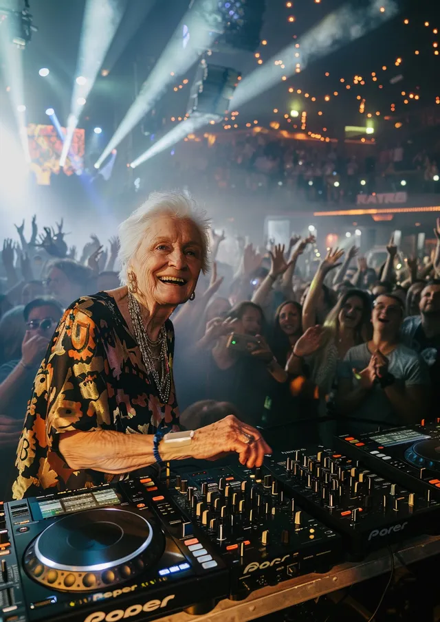 DJ Music Granny Birthday