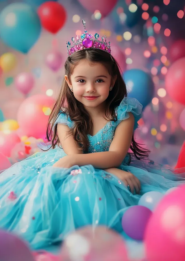 Birthday Princess Face Photo Swap