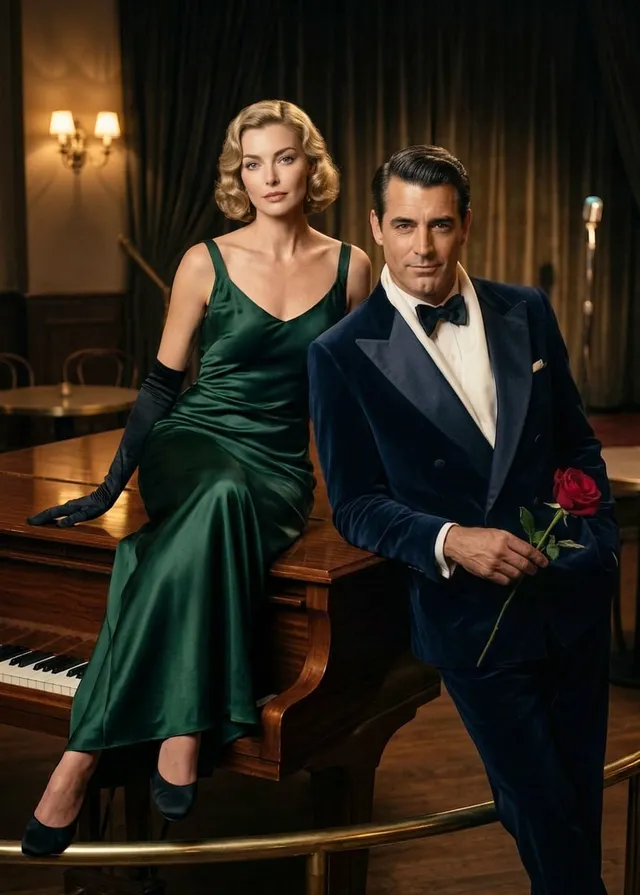 Vintage Piano Lounge Romance