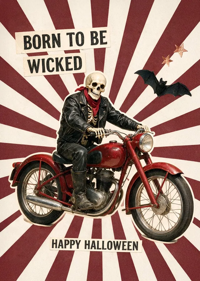 Born To Be Wicked Biker