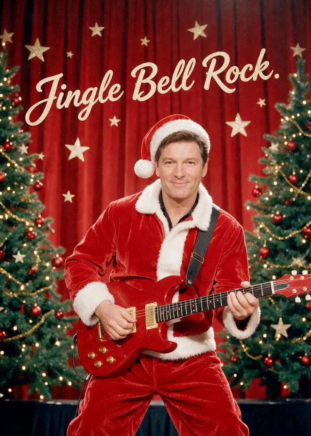 Rocking Santa Guitar Solo