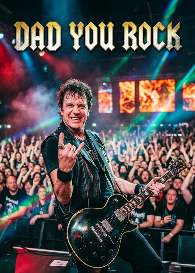 Dad Rocks The Stage