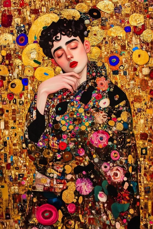 Golden Mosaic Muse