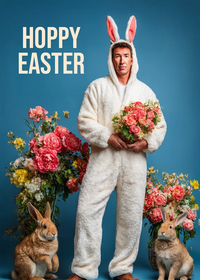 Hoppy Easter Man