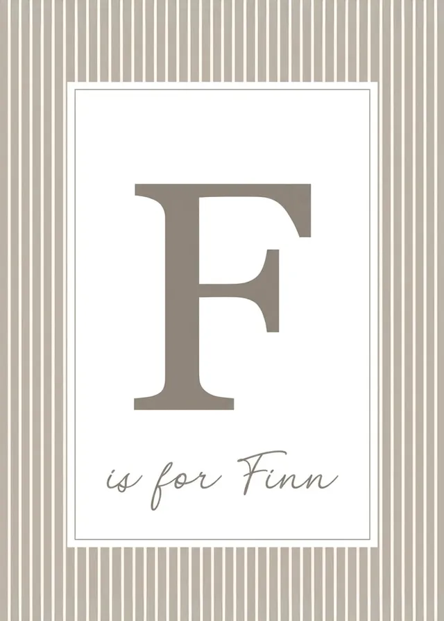 Classic Initial Monogram