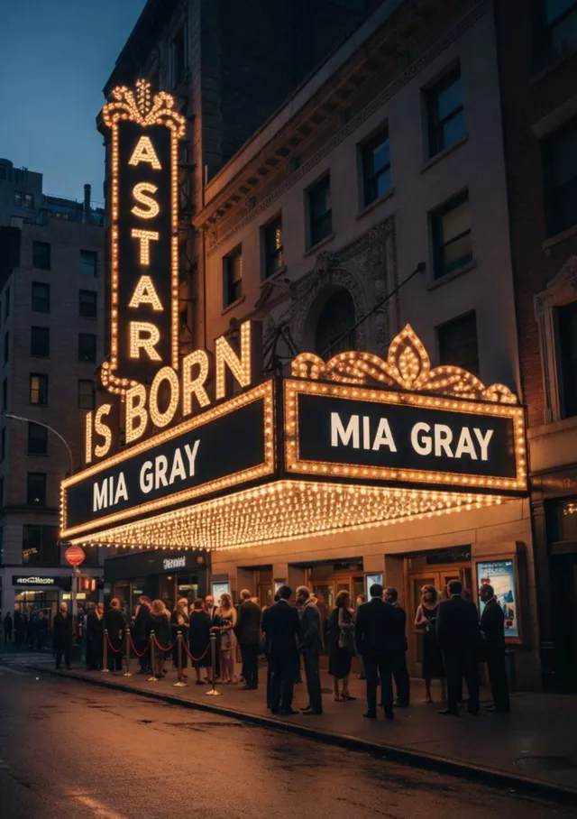Premiere marquee lights