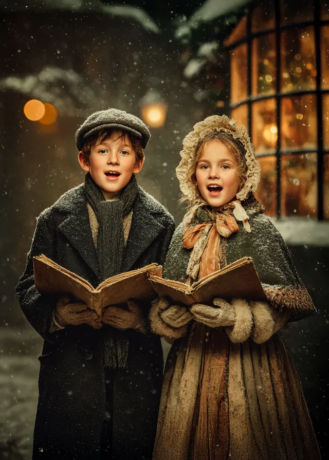 Victorian Snow Carolers