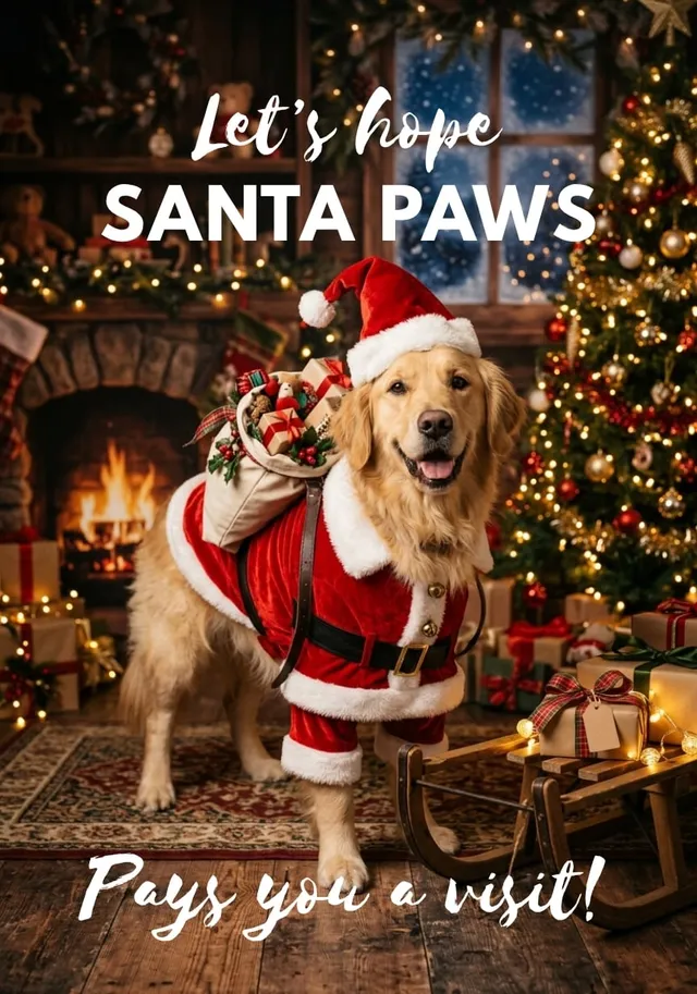 Santa Paws Pays You a Visit