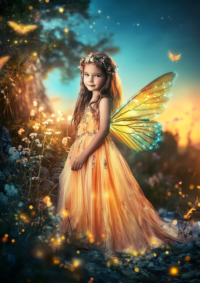 Garden Fairy Girl Birthday