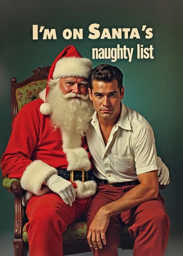Santa's Naughty List Christmas For Him