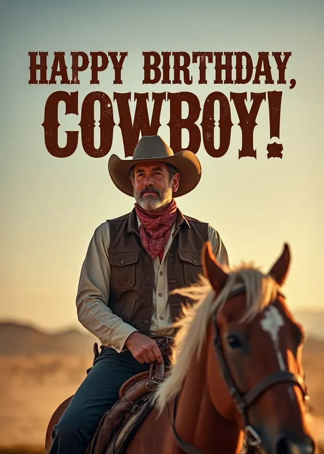 Birthday Cowboy Birthday
