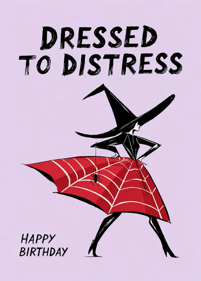 Dressed To Distress Witch Birthday